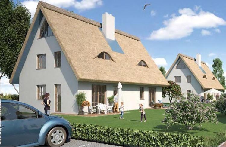 Reetidyll Am Haff Villa Pepelow Exterior photo