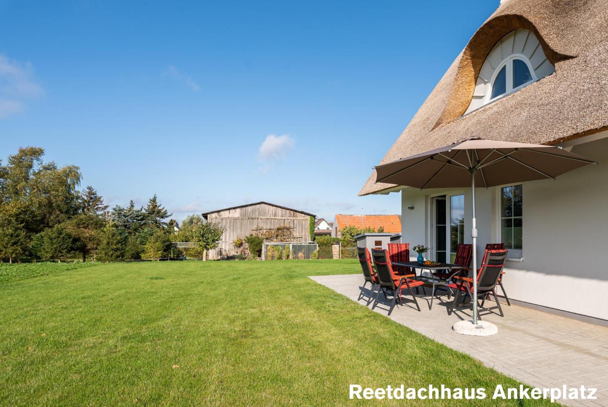 Reetidyll Am Haff Villa Pepelow Exterior photo